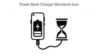 Power Bank Charger Monotone Icon In Powerpoint Pptx Png And Editable Eps Format