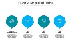Power bi embedded pricing ppt powerpoint presentation outline clipart cpb