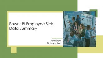 Power BI Employee Sick Data Summary PPT Graphics AT