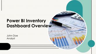 Power BI Inventory Dashboard Overview PPT Mockup AT