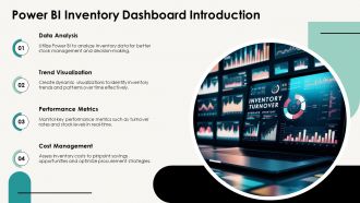 Power BI Inventory Dashboard Overview PPT Mockup AT Engaging Professionally