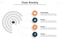 Power branding ppt powerpoint presentation visual aids inspiration cpb