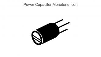 Power Capacitor Monotone Icon In Powerpoint Pptx Png And Editable Eps Format