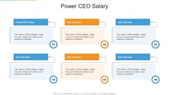 Power CEO Salary In Powerpoint And Google Slides Cpb