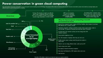 Power Conservation In Green Cloud Computing Green IT