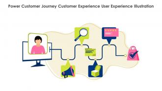 Power Customer Journey Customer Experience User Experience Illustration