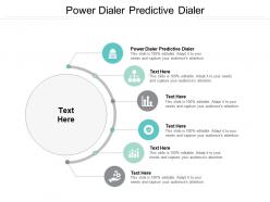 Power dialer predictive dialer ppt powerpoint presentation icon graphics pictures cpb