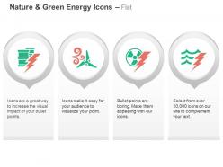 Power drums windmill nuclear power production ppt icons graphics