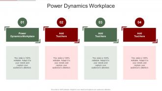 Power Dynamics Workplace In Powerpoint And Google Slides Cpb