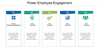 Power employee engagement ppt powerpoint presentation infographics styles cpb