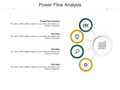 Power flow analysis ppt powerpoint presentation file tips cpb
