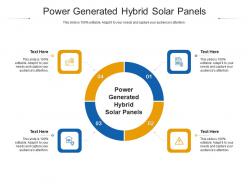 Power generated hybrid solar panels ppt powerpoint presentation icon show cpb