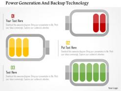 Power Generation And Backup Technology Flat Powerpoint Design