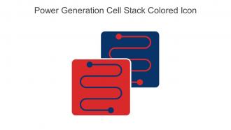 Power Generation Cell Stack Colored Icon In Powerpoint Pptx Png And Editable Eps Format