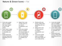 Power generation indication cells ppt icons graphics