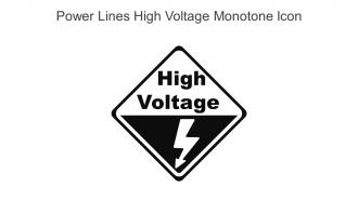 Power Lines High Voltage Monotone Icon In Powerpoint Pptx Png And Editable Eps Format