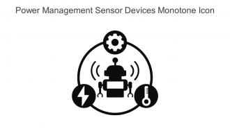 Power Management Sensor Devices Monotone Icon In Powerpoint Pptx Png And Editable Eps Format