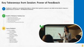 Power Of Feedback Training Ppt Professional Analytical