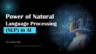 Power Of Natural Language Processing NLP In AI Powerpoint Presentation Slides AI CD V