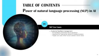 Power Of Natural Language Processing NLP In AI Powerpoint Presentation Slides AI CD V Designed Customizable