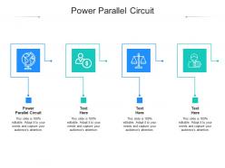 Power parallel circuit ppt powerpoint presentation slides graphics cpb