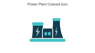 Power Plant Colored Icon In Powerpoint Pptx Png And Editable Eps Format