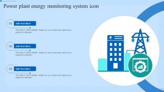 Power Plant Energy Monitoring System Icon