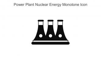 Power Plant Nuclear Energy Monotone Icon In Powerpoint Pptx Png And Editable Eps Format