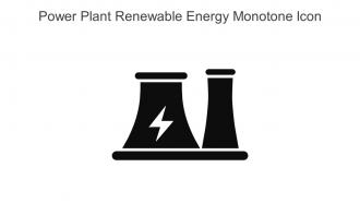 Power Plant Renewable Energy Monotone Icon In Powerpoint Pptx Png And Editable Eps Format