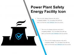 Power plant safety energy facility icon