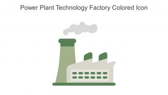 Power Plant Technology Factory Colored Icon In Powerpoint Pptx Png And Editable Eps Format