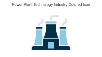 Power Plant Technology Industry Colored Icon In Powerpoint Pptx Png And Editable Eps Format