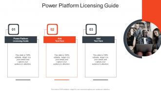 Power Platform Licensing Guide In Powerpoint And Google Slides Cpb