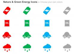 Power source car clouds environment ppt icons graphics