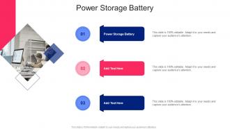 Power Storage Battery In Powerpoint And Google Slides Cpb