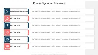 Power Systems Business In Powerpoint And Google Slides Cpb