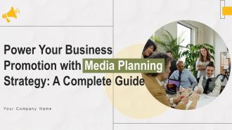 Power Your Business Promotion With Media Planning Strategy A Complete Guide Strategy CD V