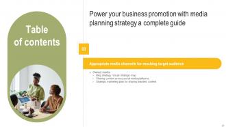 Power Your Business Promotion With Media Planning Strategy A Complete Guide Strategy CD V Graphical Visual