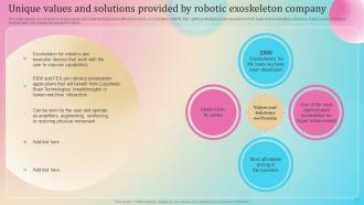 Powered Exoskeletons IT Unique Values And Solutions Provided By Robotic Exoskeleton Company