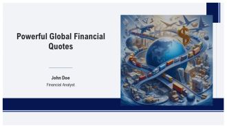 Powerful Global Financial Quotes PPT Template AT