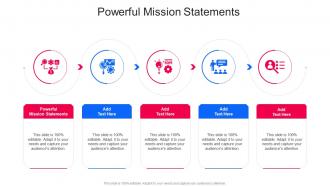 Powerful Mission Statements In Powerpoint And Google Slides Cpb