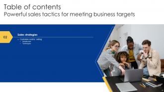 Powerful Sales Tactics For Meeting Business Targets MKT CD V Slides Adaptable