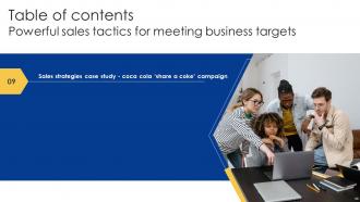Powerful Sales Tactics For Meeting Business Targets MKT CD V Template Pre-designed