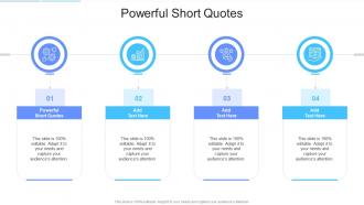 Powerful Short Quotes In Powerpoint And Google Slides Cpb