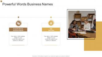 Powerful Words Business Names In Powerpoint And Google Slides Cpb