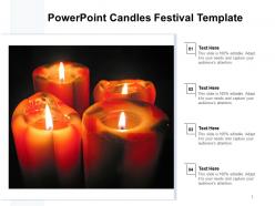 Powerpoint candles festival template