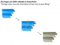 Powerpoint for business four staged process flow slides 0515