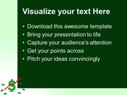 Powerpoint for business templates dollar up arrow graph finance ppt theme