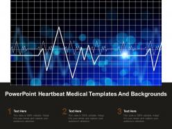 Powerpoint heartbeat medical templates and backgrounds
