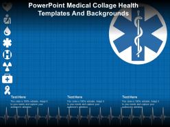 Powerpoint medical collage health templates and backgrounds